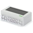 Wago Contact - Coffret aluminium IP65 240x160x100mm avec PE et bouchons 4xM20, 4xM16, 14xM12