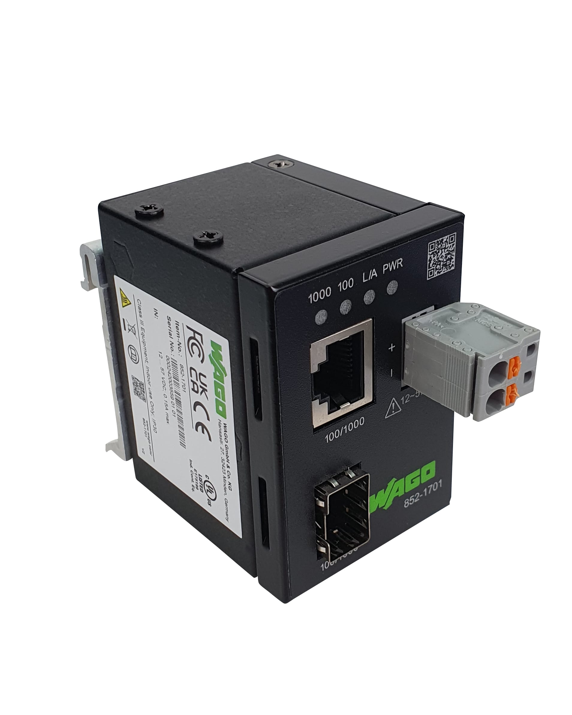 Wago Contact - Convertisseur de média Ethernet / SFP