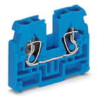 Wago Contact - Borne centrale sans pied de fixation, 2C, Bleu cage clamp compact