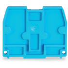 Wago Contact - Plaque d'extrémité 2 mm / avec pied / Bleu