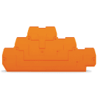 Wago Contact - Plaque d'extrémité et intermédiaire/ Orange / Epaisseur 2 mm / série 870