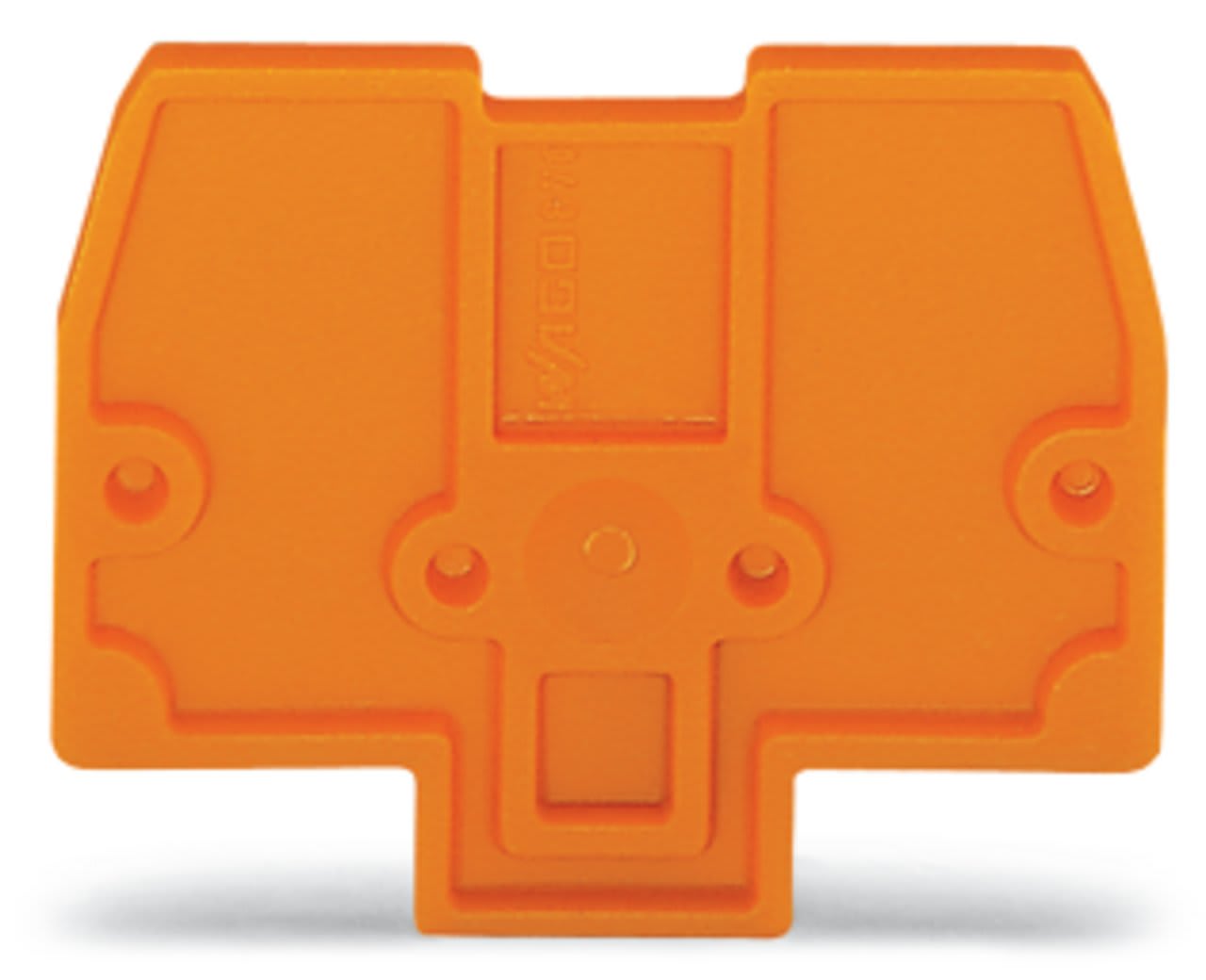 Wago Contact - Plaque extremite 2c gris clair