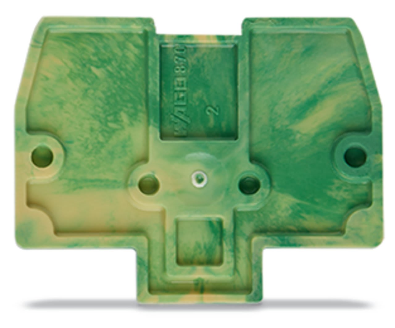 Wago Contact - Plaque extremite 2c vert-jaune