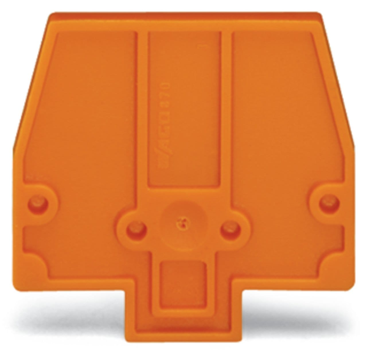 Wago Contact - Plaque d'extrémité et intermédiaire/ Gris / Epaisseur 2 mm, série 870