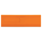 Wago Contact - Plaque d'extrémité pour 4C / Orange / Epaisseur 2 mm