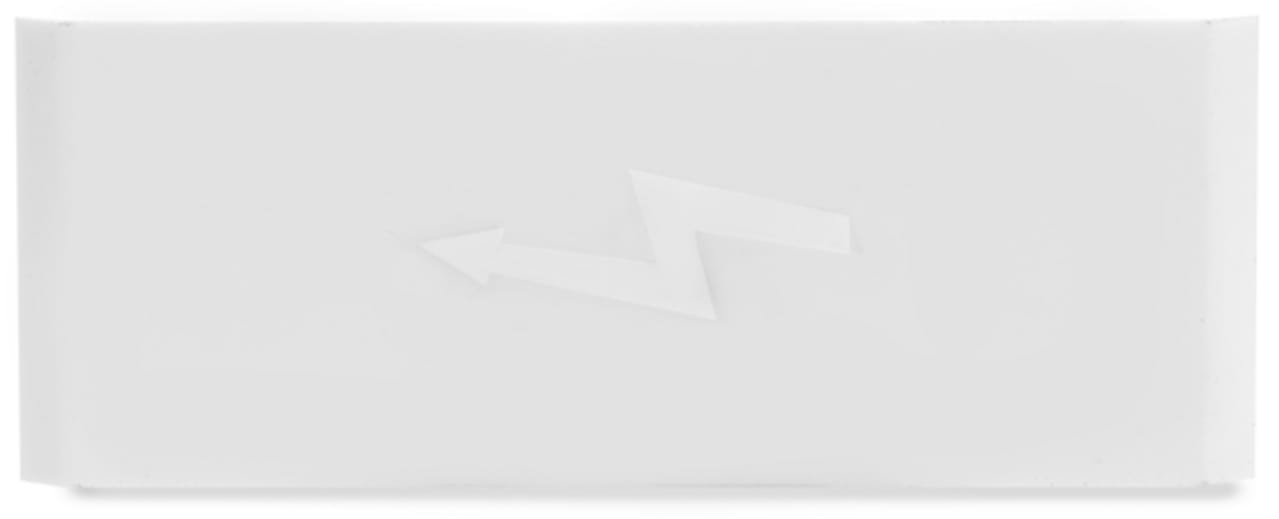 Wago Contact - Obturateur de protection de signalisation de danger, blanc