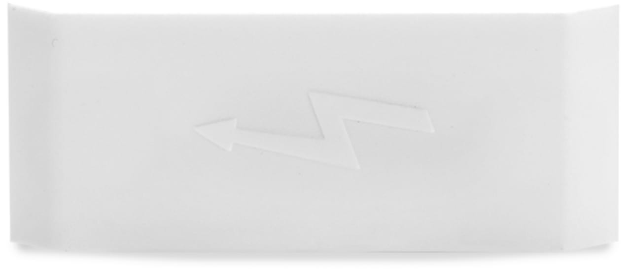 Wago Contact - Obturateur de protection de signalisation de danger, blanc
