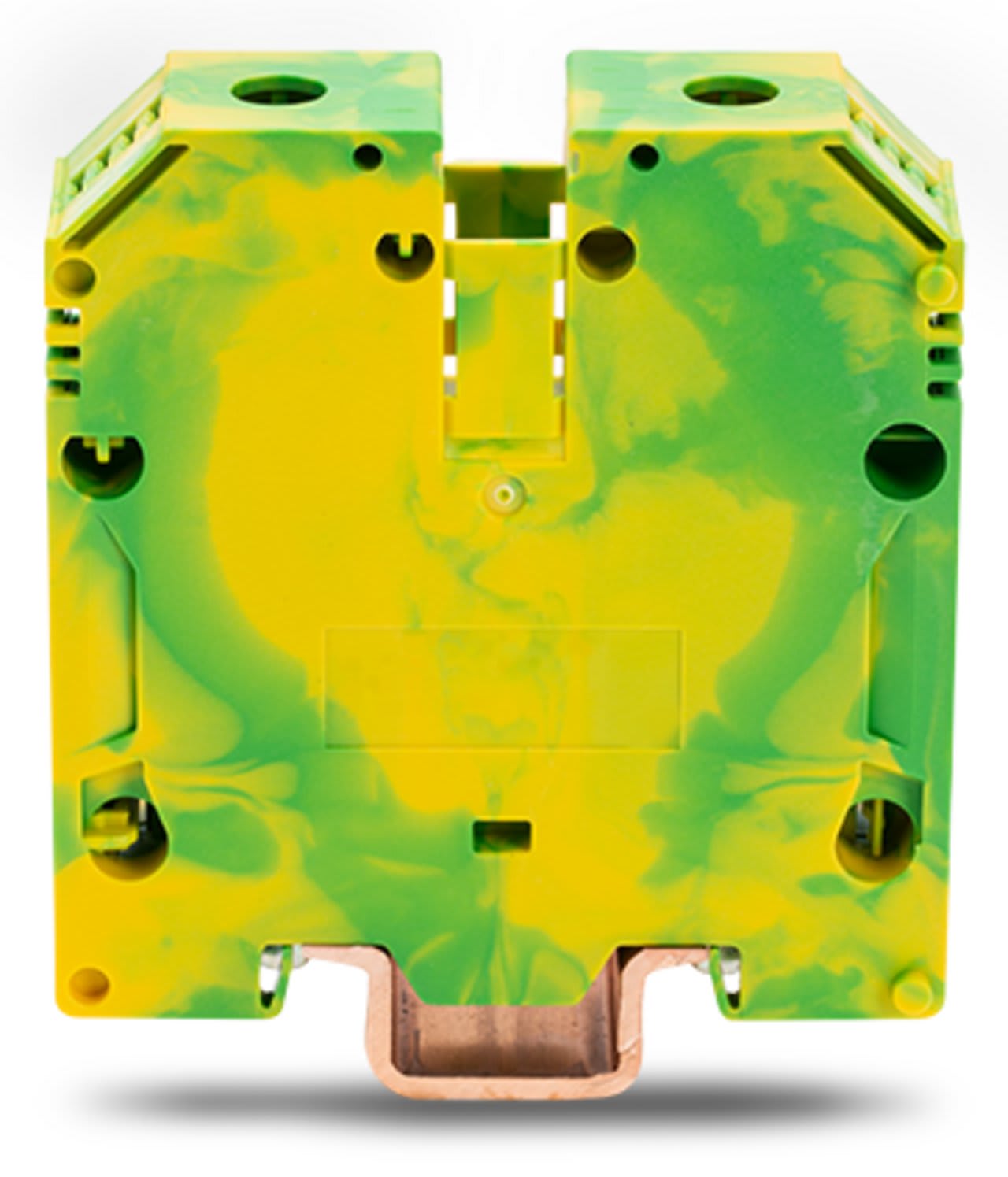 Wago Contact - Borne de protection pour 2 conducteu 70 mm², vert-jaune