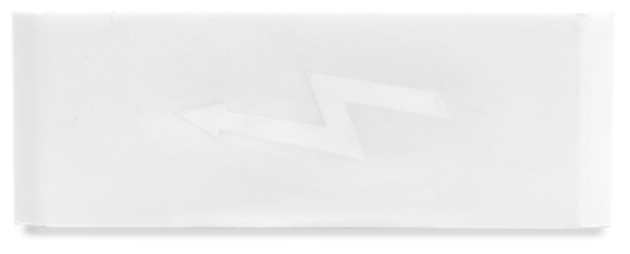 Wago Contact - Obturateur de protection de signalisation de danger, blanc