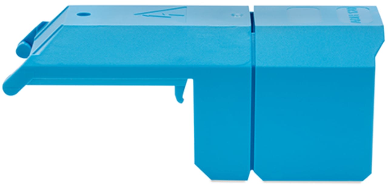 Wago Contact - Profil de supérieur pour Borne à tige , 120 mm², bleu