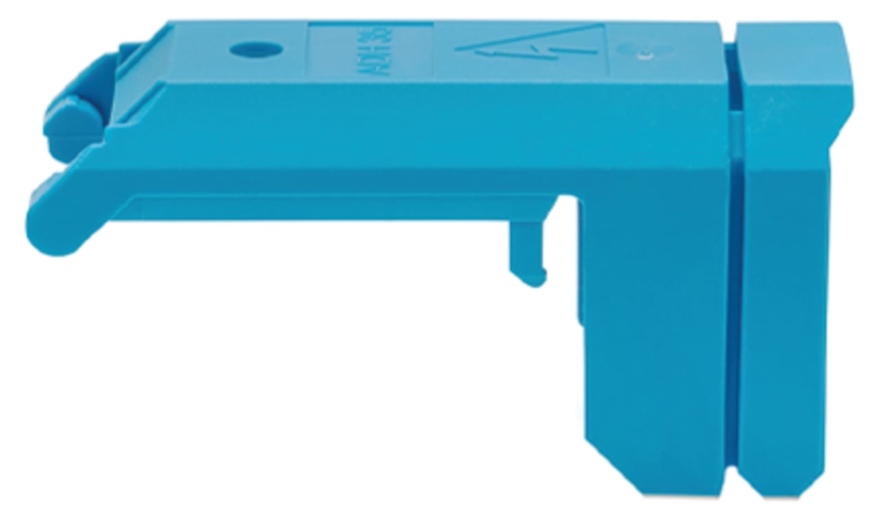 Wago Contact - Profil de supérieur pour Borne à tige , 35 mm², bleu