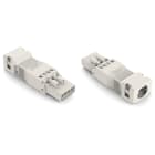 Wago Contact - Connect male a/boit/dech/4pol/blanc