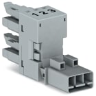 Wago Contact - Distributeur « h » 3 pôles Cod. B, gris