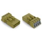 Wago Contact - Connecteur 4 pôles, vert clair