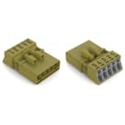 Wago Contact - Connecteur 5 pôles, vert clair