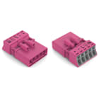 Wago Contact - Connecteur 5 pôles, rose