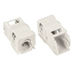 Wago Contact - Boîtier de décharge de traction 2 pôles avec bride, blanc