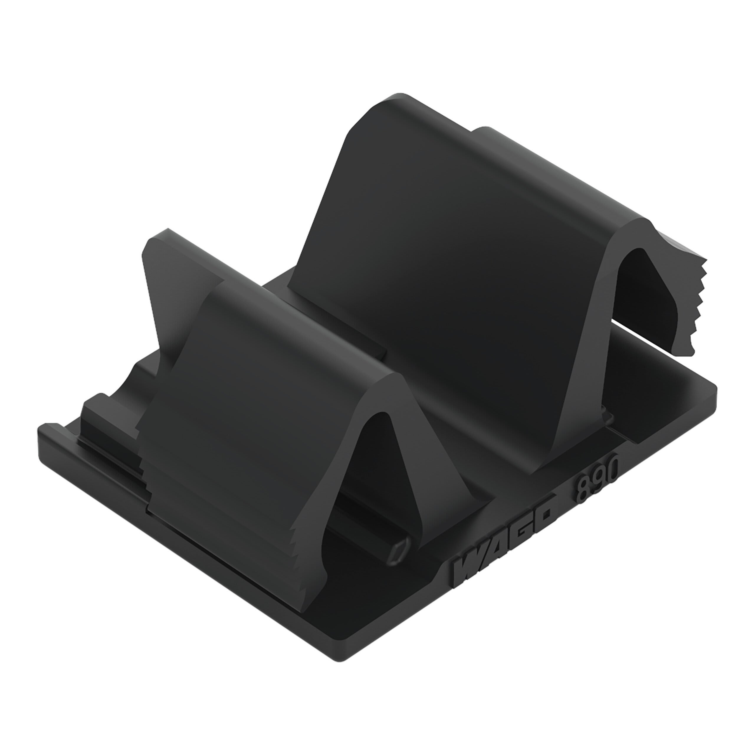 Wago Contact - Obturateur pour découpe 2 pôles / Noir