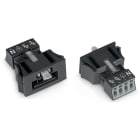 Wago Contact - Connect m snap-in enqu.4-pol/noir