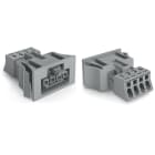 Wago Contact - Connect fem.vers/snap-in/encl/4p/gri