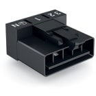 Wago Contact - Connecteur pour circuits imprimés Coudé 5 pôles, noir