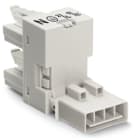 Wago Contact - Distributeur « h » 4 pôles Cod. A, blanc
