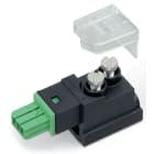 Wago Contact - Dérivateur 2 pôles pour câble plat 2C KNX Vert
