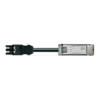 Wago Contact - Dérivateur préassemblé avec connecteur femelle avec câble H05VV-F de 35 cm, blan