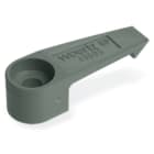Wago Contact - Bride fixation a visser gris-fonce