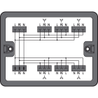 Wago Contact - Boîte de distribution Distribution Courant alternatif (230 V), noir
