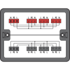 Wago Contact - Boîte de distribution Distribution Courant alternatif (230 V), noir