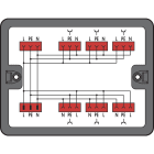Wago Contact - Boîte de distribution Distribution Courant alternatif (230 V)