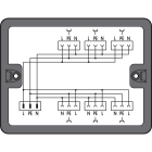 Wago Contact - Boîte de distribution Distribution Courant alternatif (230 V)
