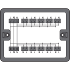 Wago Contact - Boîte de distribution Courant alternatif (230 V), noir