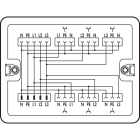 Wago Contact - Boîte de distribution Distribution Cour. triph. au cour. alt. (400 V/23, blanc