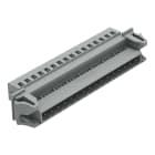 Wago Contact - Connect male CC 5mm 16p/snap-in/gris