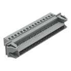 Wago Contact - Connect male CC 5mm 16p/snap-in/gris