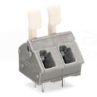 Wago Contact - Borne pour circuits imprimés Bouton-poussoir 2,5mm² pas 7.5/7.62mm 2 pôles, vert