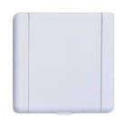 VCI - Prise métal carrée 8.9 X 8.9 cm blanche