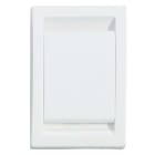 VCI - Prise PVC rectangulaire 8 X 12,2 cm blanche