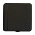 VCI - Prise métal carrée 8.9 X 8.9 cm chocolat