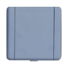 VCI - Prise métal carrée 8.9 X 8.9 cm grise