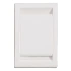 VCI - Prise PVC rectangulaire 8 X 12,2 cm blanche
