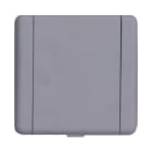 VCI - Prise métal carrée 8.9 X 8.9 cm grise