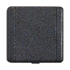 VCI - Prise métal carrée 8.9 X 8.9 cm martelé anthracite