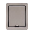 VCI - Prise inox extra-plate 8.1 x 9.6 cm