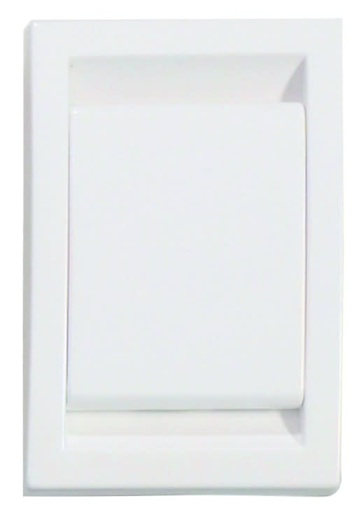 VCI - Prise PVC rectangulaire 8 X 12,2 cm blanche