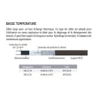 Tresco - Cable autoregulant SRC LS 10 AU M - 10 W-ml a 10C - degivrage deneig toitures