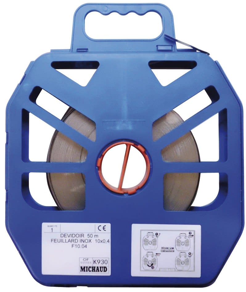 Michaud - Dévidoir feuillard inox 10x0,4 mm 50 m - 6839628