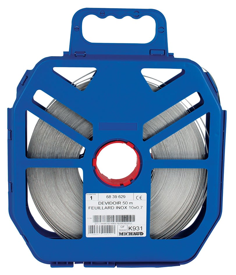 Michaud - Dévidoir feuillard inox 10x0,7 mm 50 m - 6839629